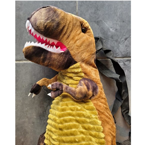 Kids Dinosaur Plush Backpack, 18" - Picture 6 of 13